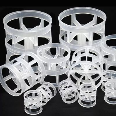 chemical packing 16mm pp pall ring 25mm plastic PVC CPVC PVDF pall ring anillo de palio de plastico
