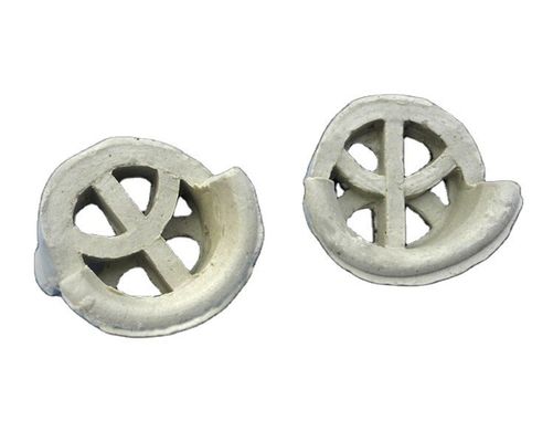 Chemical Packing Ceramic Random Tower Packing Conjugate Ring For Cooling Tower