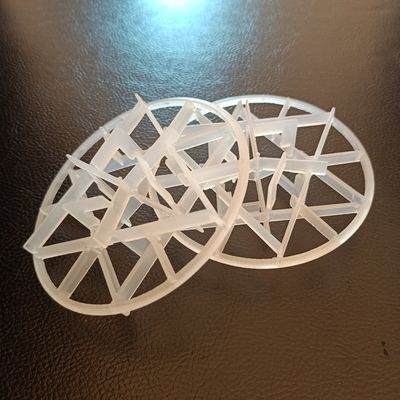 Tour en plastique à anneau de flocon de neige 90 mm pour les usines de production de chlore et de brome